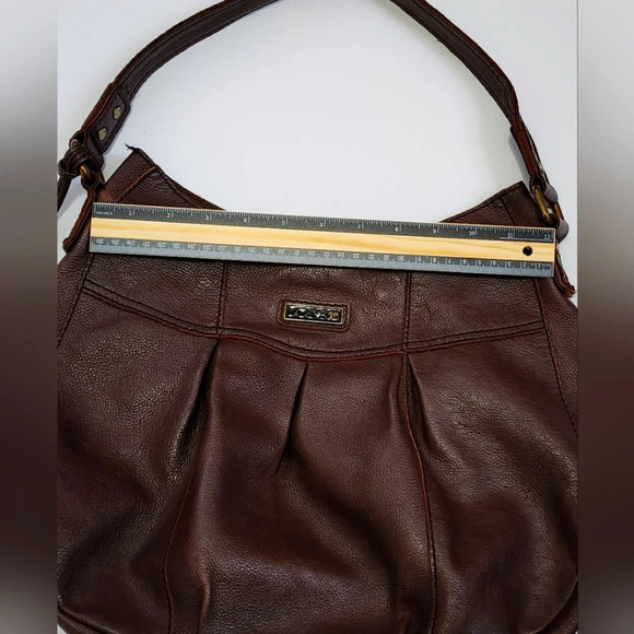 Joe's Womens Retro Brown Soho Leather Shoulder Handbag Great Condition Y2K - Picture 5 of 16